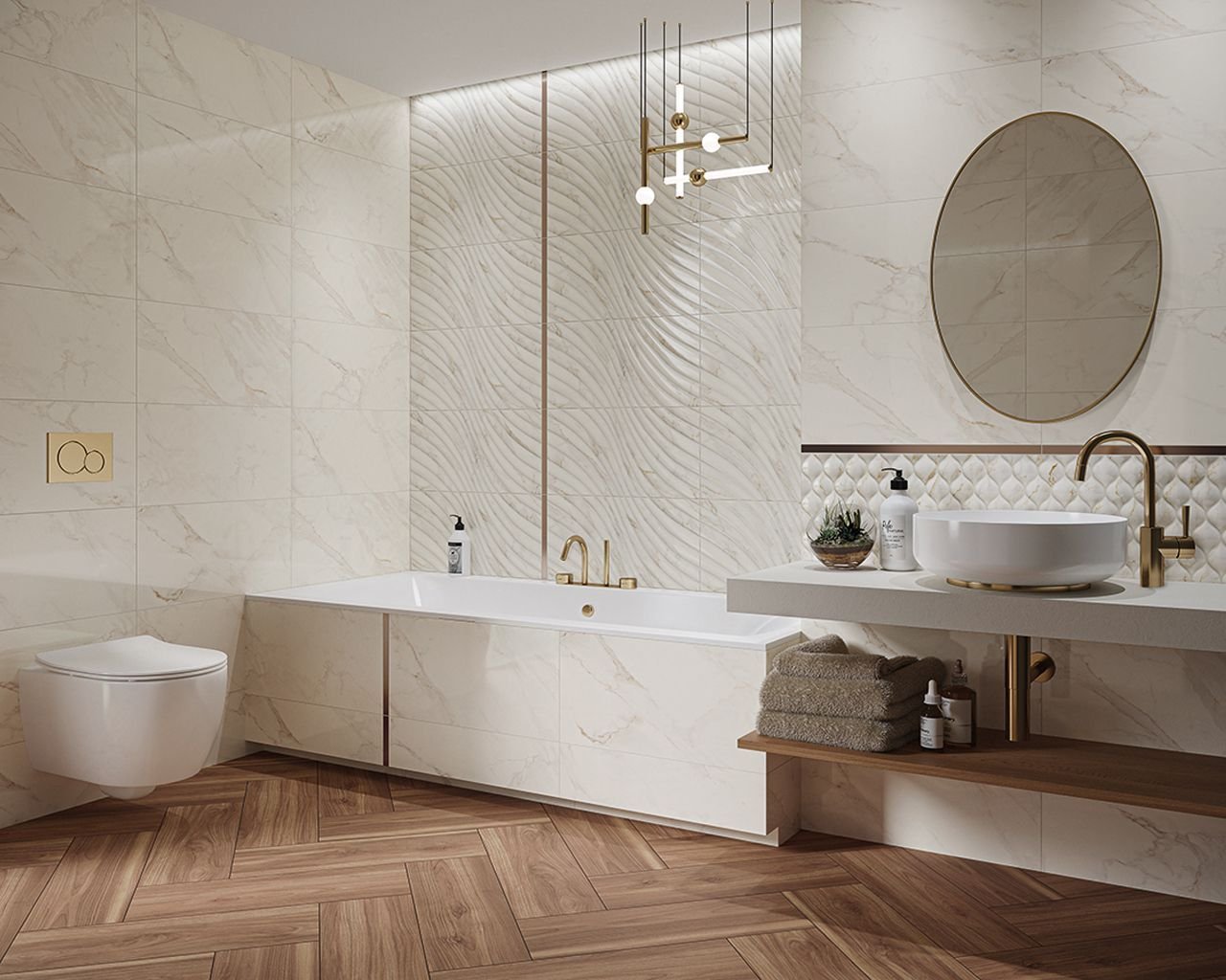 #Koupelna #mramor #Klasický styl #Moderní styl #bílá #Velký formát #Lesklý obklad #700 - 1000 Kč/m2